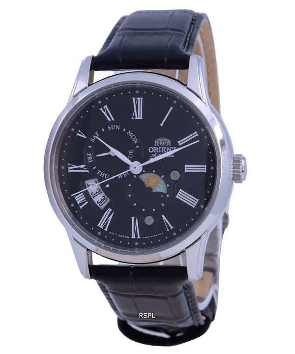 Orient Sun & Moon Black Dial Automaattinen RA-AK0010B10B miesten kello