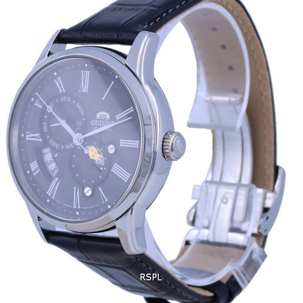 Orient Sun & Moon Black Dial Automaattinen RA-AK0010B10B miesten kello