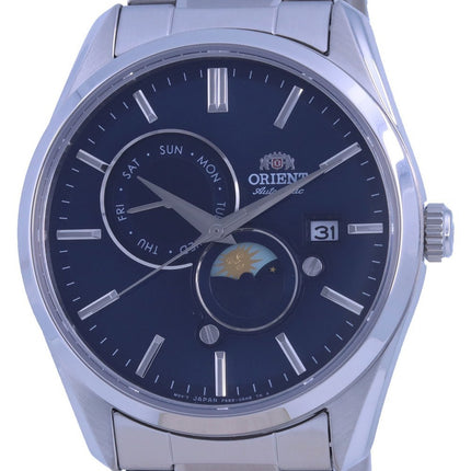 Orient Contemporary Sun & Moon Blue Dial Automaattinen RA-AK0308L10B miesten kello