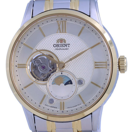 Orient Classic Sun & Moon Open Heart Automaattinen RA-AS0007S10B miesten kello