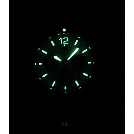 Orient Sports Panda Chronograph ruostumattomasta teräksestä valkoinen kellotaulu aurinkosukeltajalle RA-TX0203S10B 200M miesten