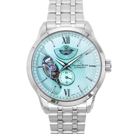 Orient Star Contemporary Limited Edition Open Heart Mint Green Automatic RE-AV0B11E 100M miesten kello