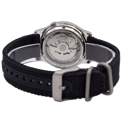 Kunnostettu Seiko 5 Military Black Dial Automatic SNK809K2 miesten kello