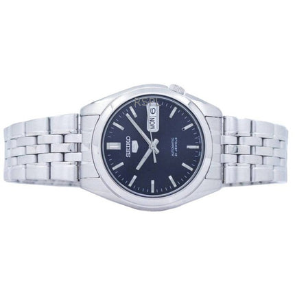 Kunnostettu Seiko 5 tummansininen kellotaulu automaattinen SNK357K1 miesten kello