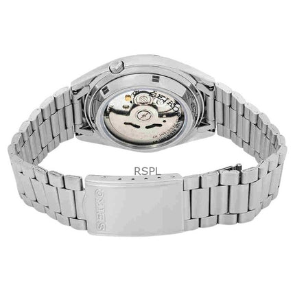 Kunnostettu Seiko 5 -automaattimalli SNXF05K1 miesten kello valkoisella kellotaululla