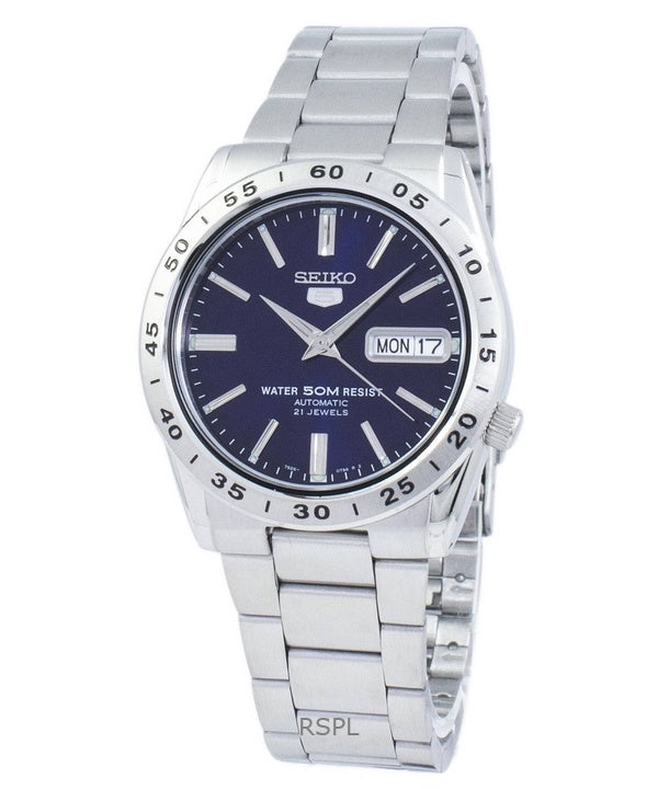 Kunnostettu Seiko 5 sininen kellotaulu automaattinen SNKD99K1 miesten kello