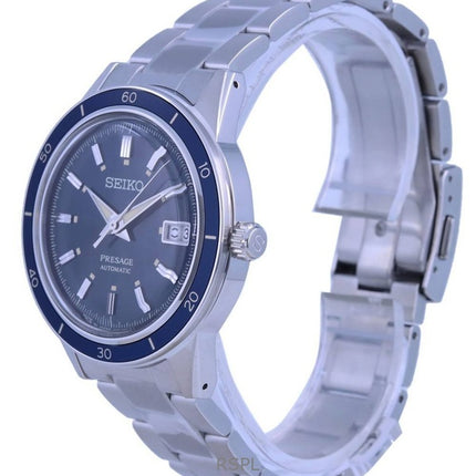 Kunnostettu Seiko Presage Style 60&#39;s ruostumattomasta teräksestä valmistettu automaattinen SRPG05J1 miesten kello