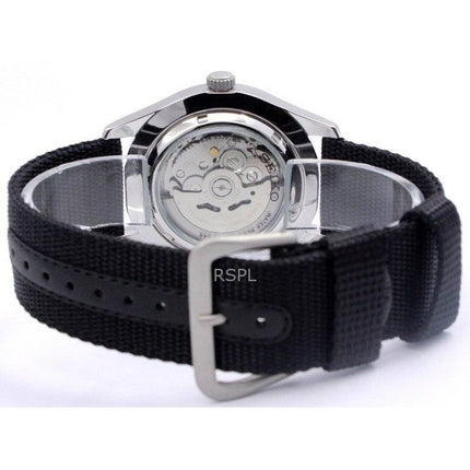 Kunnostettu Seiko 5 Sports mustalla taululla automaattinen SNZG15K1 miesten kello