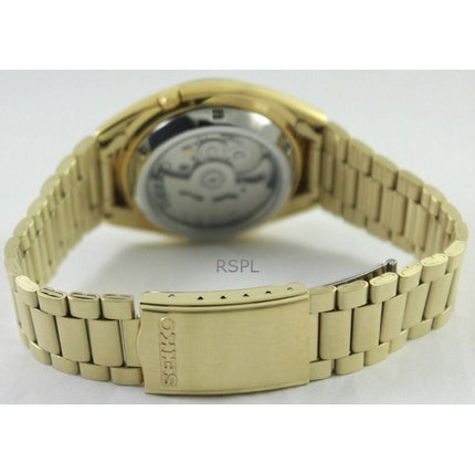 Kunnostettu Seiko 5 Gold Dial Automatic SNXL72K1 miesten kello
