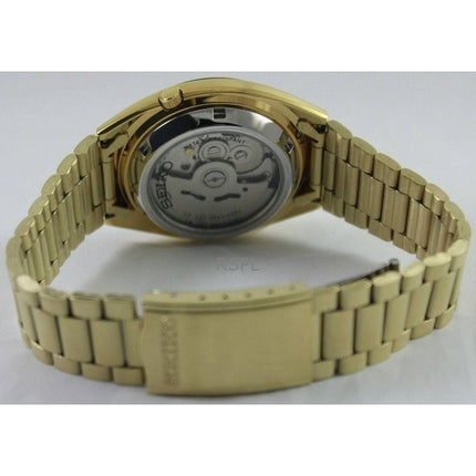 Kunnostettu Seiko 5 Gold Dial Automatic SNXL72K1 miesten kello