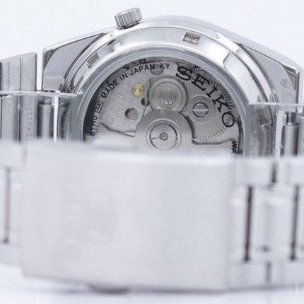 Kunnostettu Seiko 5 mustalla kellotaululla varustettu automaattinen Japanissa valmistettu SNK063J5 unisex-kello