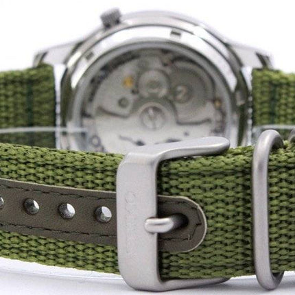 Kunnostettu Seiko 5 Military Green Dial Automatic SNK805K2 miesten kello