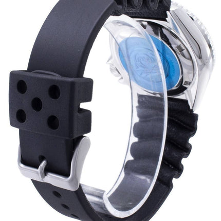 Kunnostettu Seiko mustavalkoinen automaattinen sukeltajan SKX007K1 miesten kello