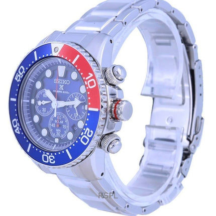 Kunnostettu Seiko Prospex Chronograph Solar Diver&#39;s SSC783P1 200M miesten kello