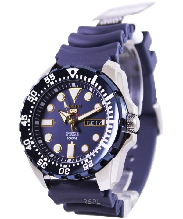 Kunnostettu Seiko 5 Sports Blue Dial Automatic SRP605K2 miesten kello