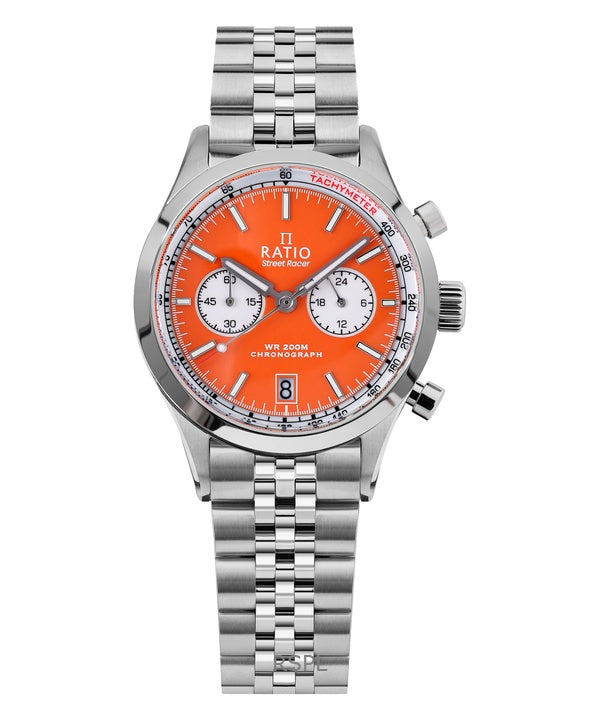 Ratio Street Racer Chronograph RTC016 200M käänteisellä panda-taululla varustettu kello