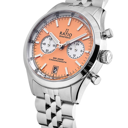 Ratio Street Racer Chronograph RTC019 200M käänteisellä panda-taululla varustettu kello