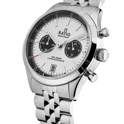 Ratio Street Racer Chronograph RTC022 200M Panda-kellotaululla