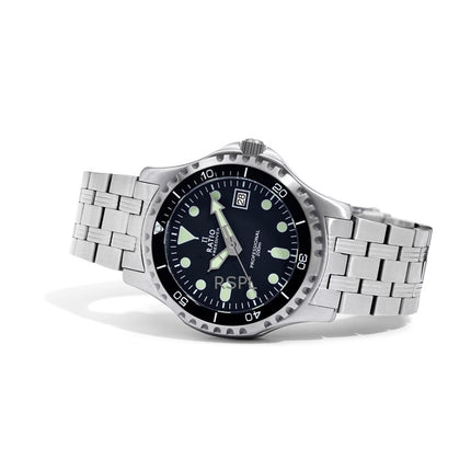 Ratio FreeDiver Professional Sapphire Black Dial Kvartsi RTF005 200M miesten kello