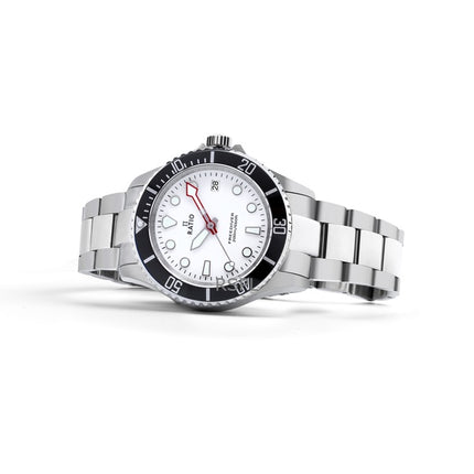 Ratio FreeDiver Sapphire ruostumaton teräs valkoinen kellotaulu kvartsi RTF037 200M miesten kello