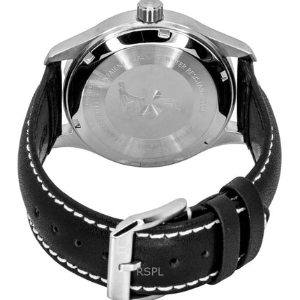 Ratio Skysurfer Pilot Musta Sunray Kellotaulu Nahka Automaattinen RTS321 200M Miesten kello