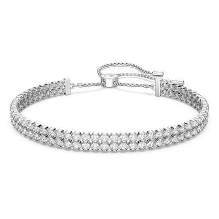 Swarovski Matrix kirkkaat kristallit ja rodiumilla päällystetty tennisranneke 5221397 naisille