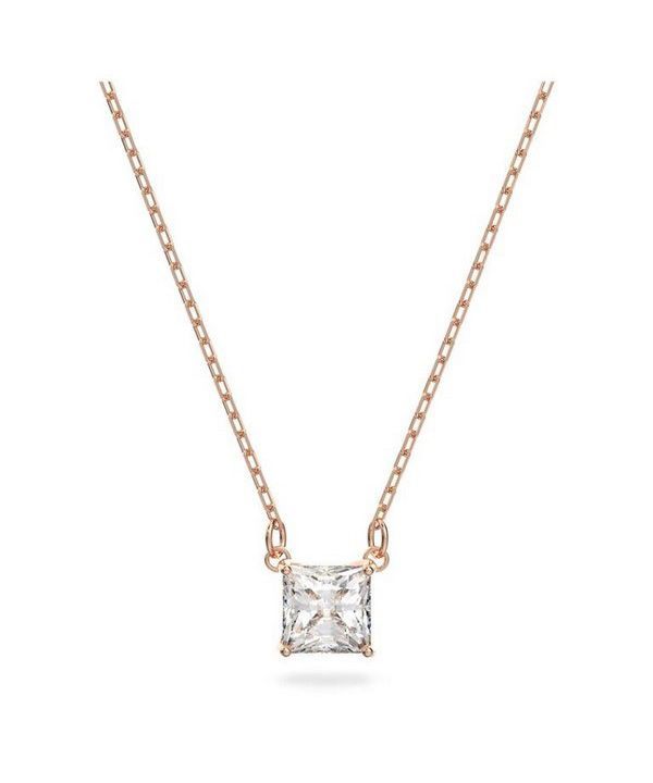 Swarovski Stilla Attract kirkkaiden kristallien ja ruusukultan sävyinen kaulakoru 5510698 naisille