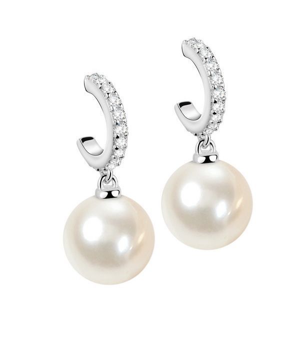 Morellato Perla Essenziale hopeanväriset korvakorut SANH03 naisille