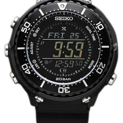 Seiko Prospex SBEP001 Fieldmaster pieniä kaksoisaika Solar 200M Miesten Kello