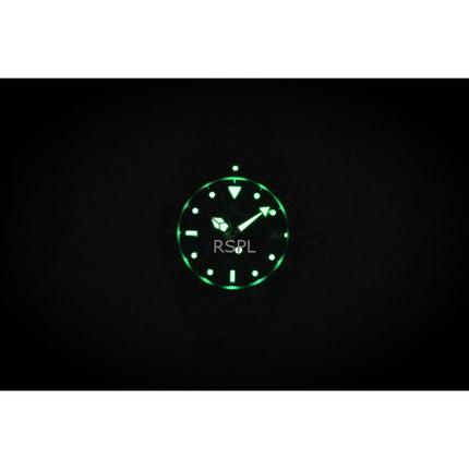 Grand Seiko Sport Spring Drive ruostumattomasta teräksestä valmistettu musta kellotaulu automaattinen sukeltajan SBGA461G 200M miesten kello