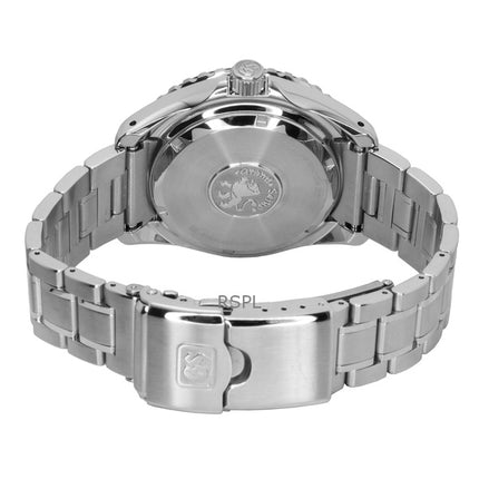 Grand Seiko Sport Spring Drive ruostumattomasta teräksestä valmistettu musta kellotaulu automaattinen sukeltajan SBGA461G 200M miesten kello