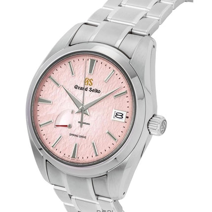 Grand Seiko Heritage Limited Edition 20-vuotisjuhlamallin titaanipinkki kellotaulu automaattinen SBGA497G 100M miesten kello
