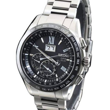 Seiko Astron SSE137 titaani GPS Solar Power Reserve Japani teki Miesten Kello