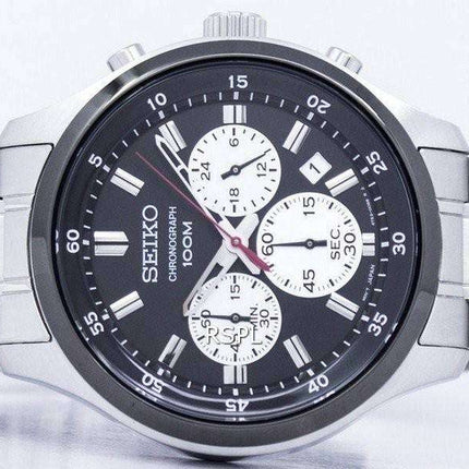 Kunnostettu Seiko Chronograph Quartz SKS593 SKS593P1 SKS593P miesten kello
