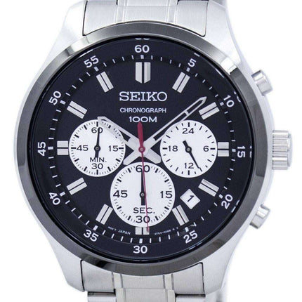 Kunnostettu Seiko Chronograph Quartz SKS593 SKS593P1 SKS593P miesten kello