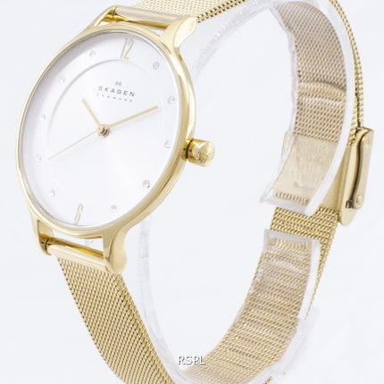 Skagen Anita kullan sävy Mesh rannekoru kiteytyy SKW2150 naisten kello