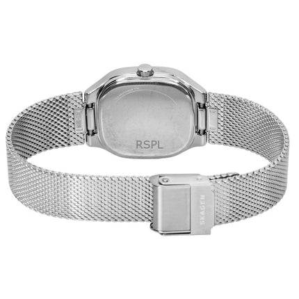 Skagen Mellem Lille ruostumattomasta teräksestä valmistettu hopeinen kellotaulu SKW3163 kvartsi naisten kello