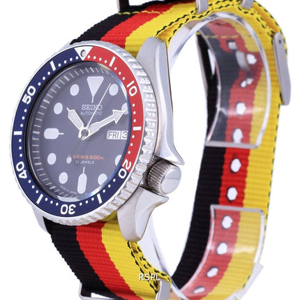 Seiko Automatic Diver's Polyester Japan Made SKX009J1-var-NATO26 200M miesten kello