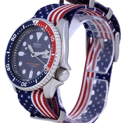 Seiko Automatic Diver's Polyester Japan Made SKX009J1-var-NATO27 200M miesten kello