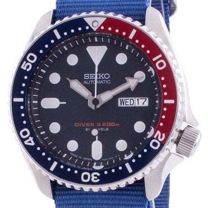 Seiko Automatic Diver&#39,s SKX009J1-var-NATO8 200M Japan Made Herreur
