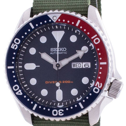 Seiko Automatic Diver Deep Blue Herrenuhr SKX009K1-var-NATO9 200M