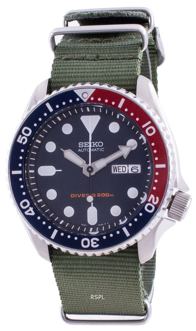 Seiko Automatic Diver Deep Blue Herrenuhr SKX009K1-var-NATO9 200M