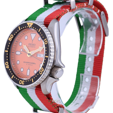 Seiko Automatic Diver's Japan Made Polyester SKX011J1-var-NATO23 200M miesten kello