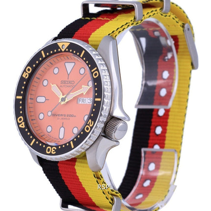Seiko Automatic Diver's Japan Made Polyester SKX011J1-var-NATO26 200M miesten kello