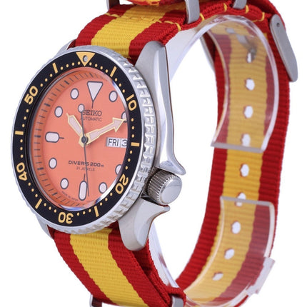 Seiko Automatic Diver's Japan Made Polyester SKX011J1-var-NATO29 200M miesten kello