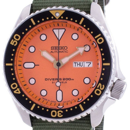 Seiko Automatic Diver&#39,s SKX011J1-var-NATO9 200M Japan Made Miesten kello