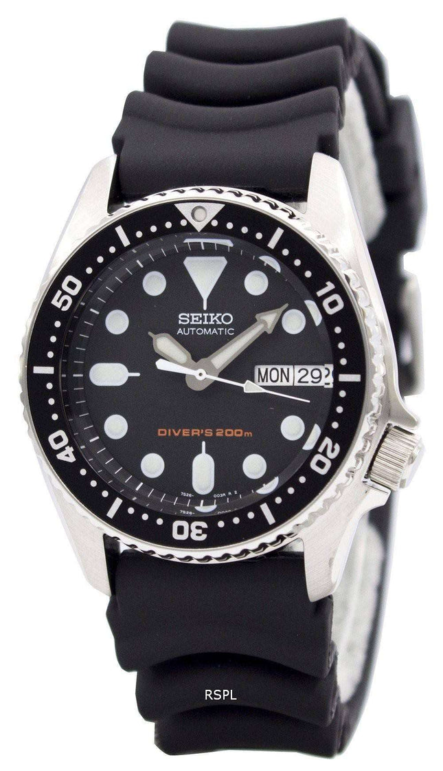 Kunnostettu Seiko Automatic Diver's 200M SKX013 SKX013K1 SKX013K miesten kello