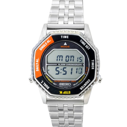 Seiko Rotocall digitaalinen kronografi ruostumattomasta teräksestä valmistettu kvartsi SMGG19P1 100M miesten kello