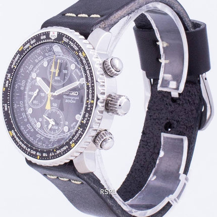 Seiko Pilot',s Flight SNA411P1-VAR-LS14 Cronógrafo de cuarzo 200M Reloj para hombre
