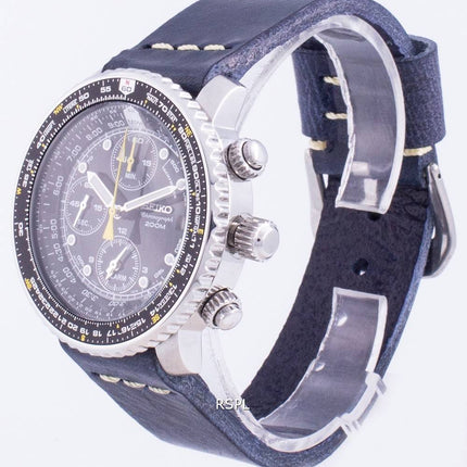 Seiko Pilot&#39,s Flight SNA411P1-VAR-LS15 Cronógrafo de cuarzo 200M Reloj para hombre
